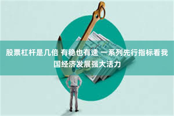 股票杠杆是几倍 有稳也有速 一系列先行指标看我国经济发展强大活力