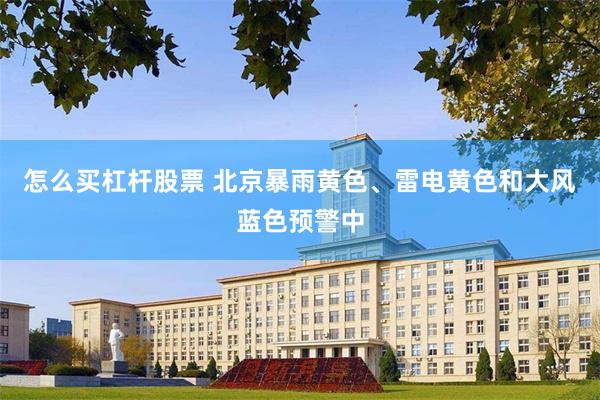 怎么买杠杆股票 北京暴雨黄色、雷电黄色和大风蓝色预警中